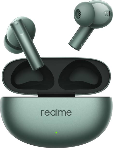 realme Buds Air 6 with 50dB ANC, 12.4mm Bass Driver, Hi-Res LHDC and 40 hours Playtime Bluetooth