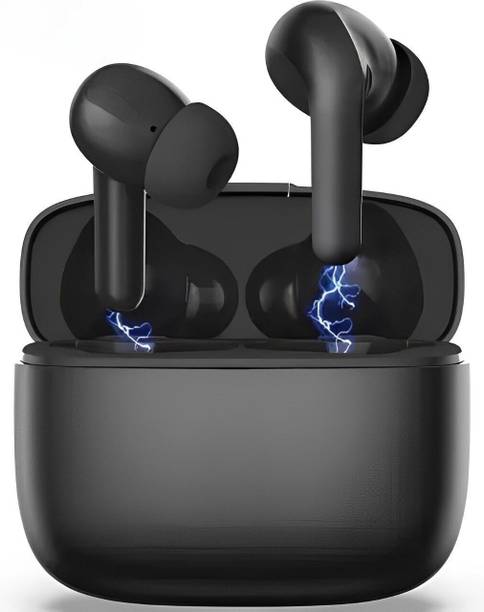 Hectic Black Earbuds With Premium Quality Sound Bluetooth