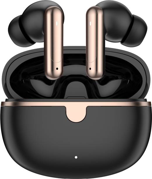 RAAGZO AirBuds 161 ANC Elite w/ ANC, 50 HRS Playback, ASAP Charge & ENx Technology-BK-6 Bluetooth Gaming