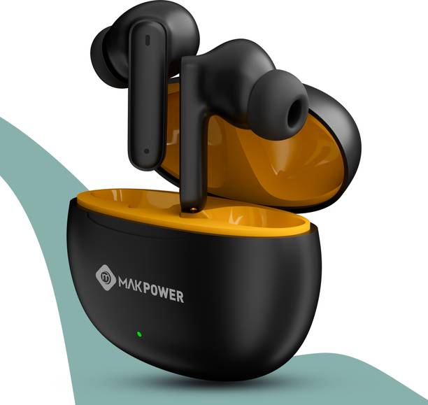 MAK POWER 40H Playback Time TWS Earbuds with Compact Design and Smooth Touch Operation Bluetooth