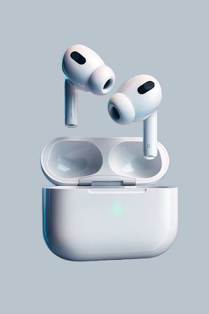 APG white Buds Touch Sensor, Waterproof, ANX,2 Bluetooth V5.1 Bluetooth True M3 Bluetooth