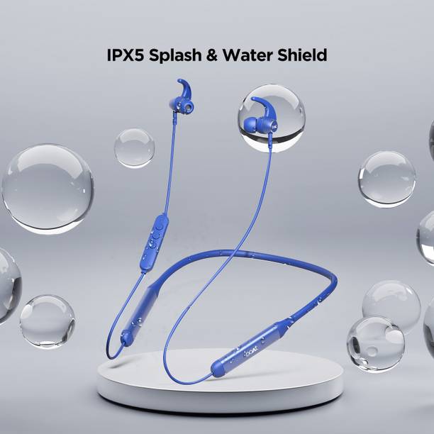 boAt Rockerz 330 Pro Bluetooth Headset  (Navy Blue, In the Ear)