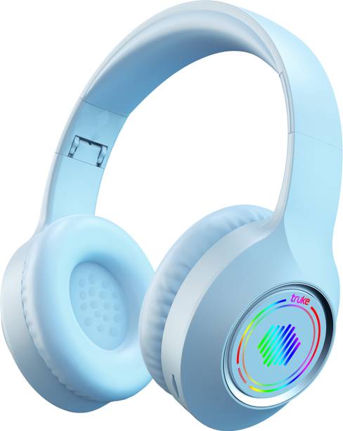 truke BTG 500 with 40mm Drivers, 10H of Playtime, Dual Pairing, Gaming Mode, ENC, 5.4v Bluetooth Gaming