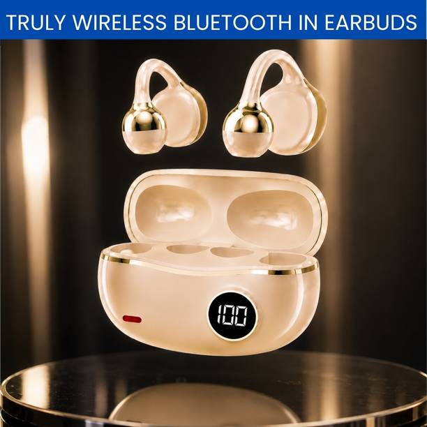 FRONY Wireless Bluetooth Earbuds With LED Battery Display, Ear Clip, Touch ControlO339 Bluetooth