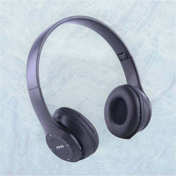 TWS Rechargeable Headset with Mic & SD Card, Extra Playtime_TQ Bluetooth & Wired