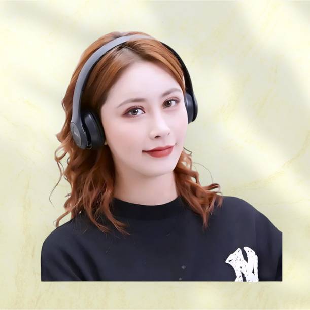 AIZINA Headphones with Mic, SD Card Playback, Long Runtime_YK Bluetooth & Wired