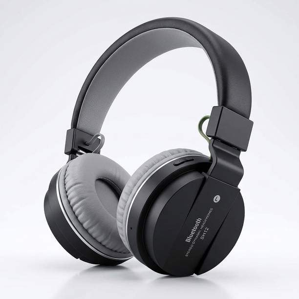 ShreeVistaar Wireless Bluetooth Over Ear Headphones with Deep Bass and HD Stereo Sound Bluetooth