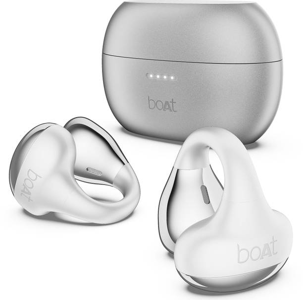 boAt Airdopes Loop with Clip-On Fit, Air Conduction Tech, 50HRS Battery, Fast Charge Bluetooth