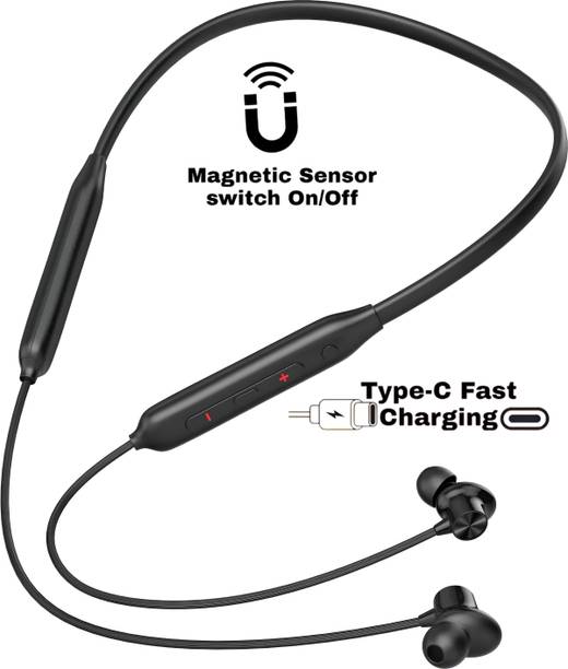 MR.NOBODY 60 Hours Playtime With deep Bass Neckband Headphone Bluetooth N1 Bluetooth