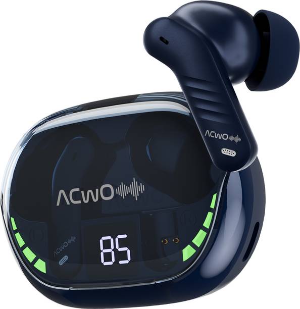 ACwO DwOTS 565, 40ms Game Mode, 55Hrs Playtime, up to 32dB ANC, 10mm Drivers Bluetooth Gaming