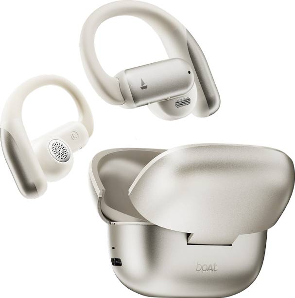boAt Airdopes Stride,50H Battery,Quad Mic,ENx, BEAST Mode,Spatial Audio,Multi-Connect Bluetooth