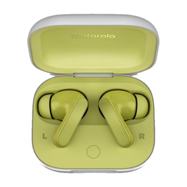 moto buds with Hi-Res Audio, Large 12.4mm driver, 42 hrs playback & IPx4 rating Bluetooth