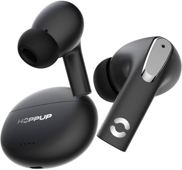 HOPPUP AirDoze S50 Earbuds with upto 50H Playtime, ENC, Bass Mode, Gaming Mode & BT 5.3 Bluetooth
