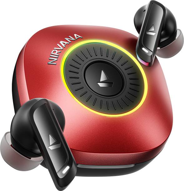 boAt Nirvana Crown, SONIC A.R.C,LEDs, Haptic Feedback, 50dB Hybrid ANC, Spatial Audio Bluetooth