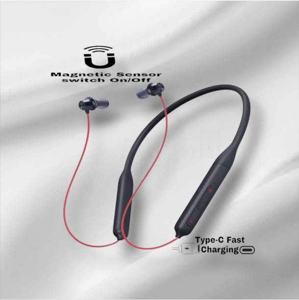 GDS Z2 Bullets Wireless Neckband with Fast Charge, 58 Hrs Battery Life, Earphone_YQ Bluetooth & Wired