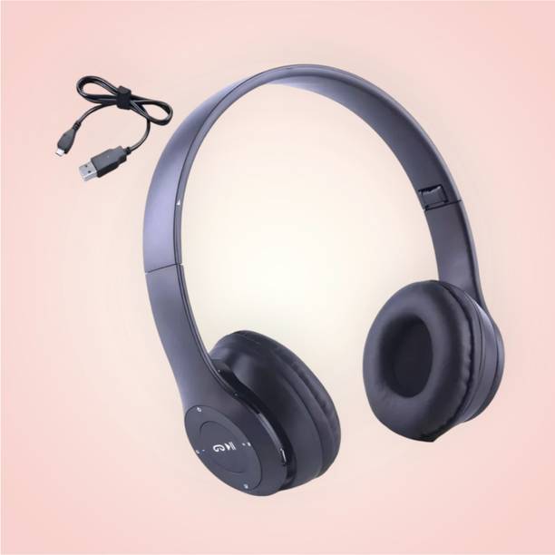 house of common Wireless Foldable Headphones with Fusion Bass Core_RC Bluetooth & Wired