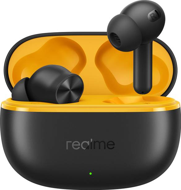 realme Buds T200 Lite with 12.4mm Driver, 48hrs Playback, AI ENC & Dual-Device Pairing Bluetooth