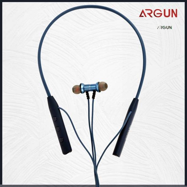 ARGUN Bluetooth 5.0 Neckband with 35Hrs Battery & Magnetic In-Ear Earphones Bluetooth