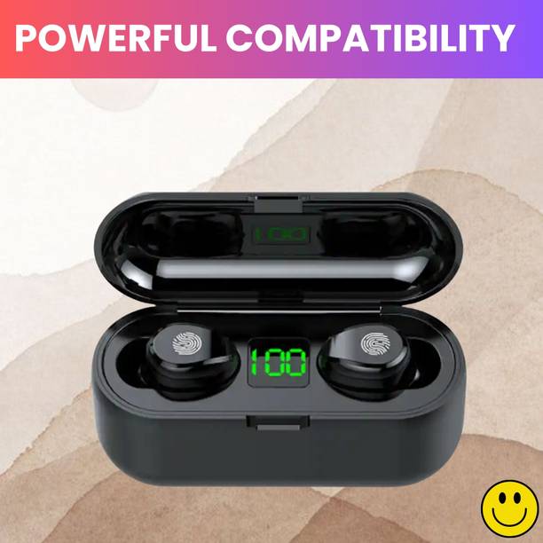 FRONY F9 Bluetooth Wireless Earbuds With Multi Touch Control and HD Sound QualityC54 Bluetooth