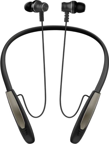 BVEXO CSK-7 Fire- 48 Hour Playtime Bluetooth Headphone Neckband Earphone (Black1) Bluetooth Gaming