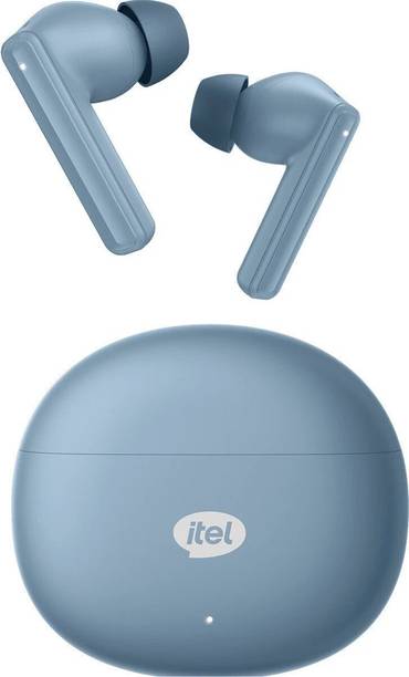 itel Earbuds Rhythm with 30 Hours Play Time, Bluetooth 5.3, 2 Mic ENC, IPX5 Bluetooth