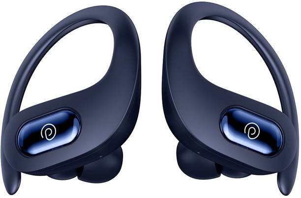 PTron Bassbuds Glide with 45hrs Playback, Deep Bass, Clear Calls, 45ms Low Latency Bluetooth