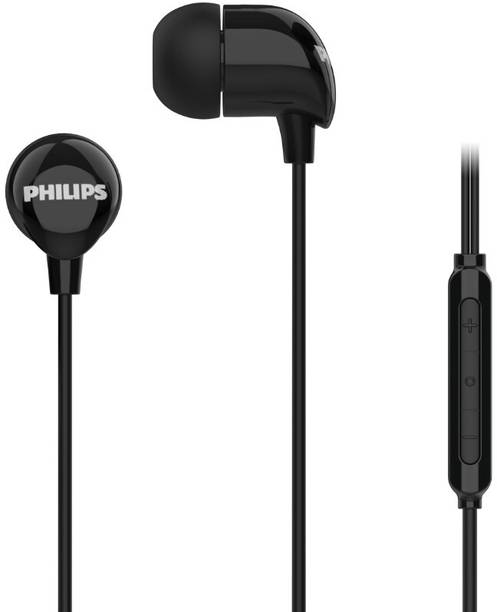 PHILIPS TAE2146BK Wired Headset Black, In the Ear