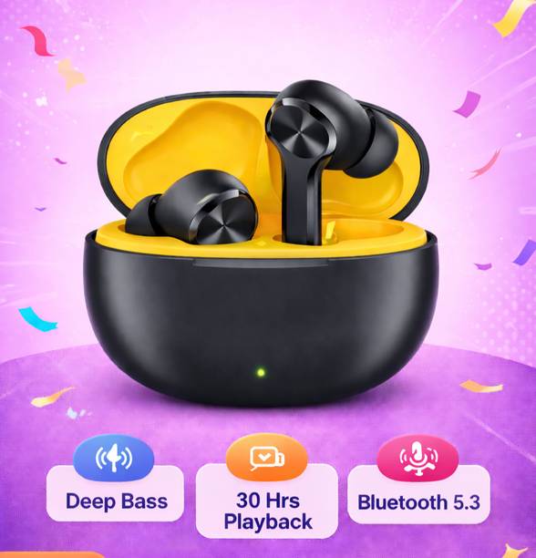 NECK realme Buds T200 Lite True Wireless (TWS) Earbuds with Touch Control Bluetooth
