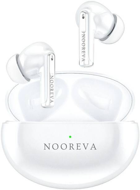 NOOREVA AIR ACTIVE 101 ANC With ANC, ENC, Wireless charging, Transparancy Mode Bluetooth