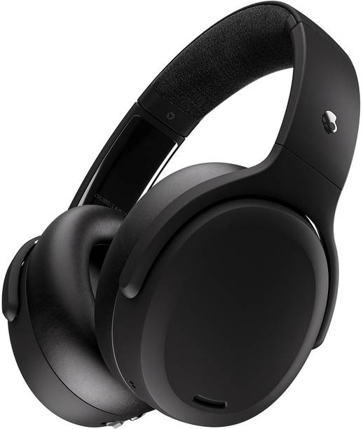 Skullcandy Crusher ANC 2 4-Mic Adjustable Sensory Bass, Dual Pairing, 50Hr Playtime Bluetooth & Wired