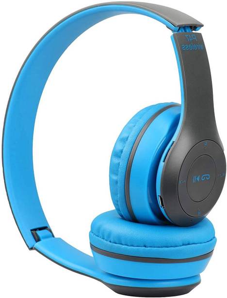 Worricow Buy Best 3D Bass Wireless Headphones Over the-Ear with Mic, SD Card Support Bluetooth