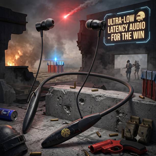 EARBASS U.B.0.N CL15 PUBG: 80H Playtime Fast Charging, Touch Sensors Waterproof Bluetooth