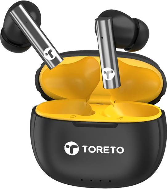 Toreto Air Nexa TWS, BT 5.3, 45ms Low Latency, One Touch Airbuds Bluetooth
