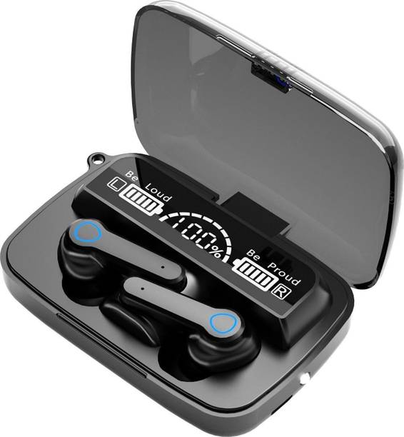myxes M19 EARBUDS CUM POWER BANK WITH TORCH pack of 1 (04) Bluetooth