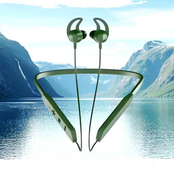 SYARA Bluetooth Headset Neckband with mic BT-Max 30H Playtime & Calling VibrationP240 Bluetooth