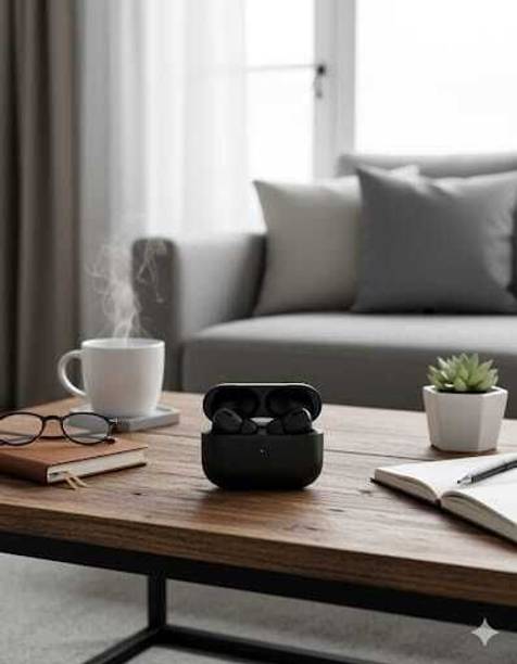 Arhaan Trader TWS AIRPOD black Earbud Bluetooth (Black, True Wireless)as59 Bluetooth