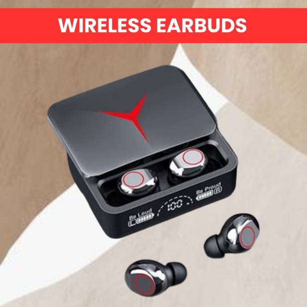 GUGGU M90 Wireless (Earbuds) Slide Design, With LED Display, High Quality SoundF173 Bluetooth