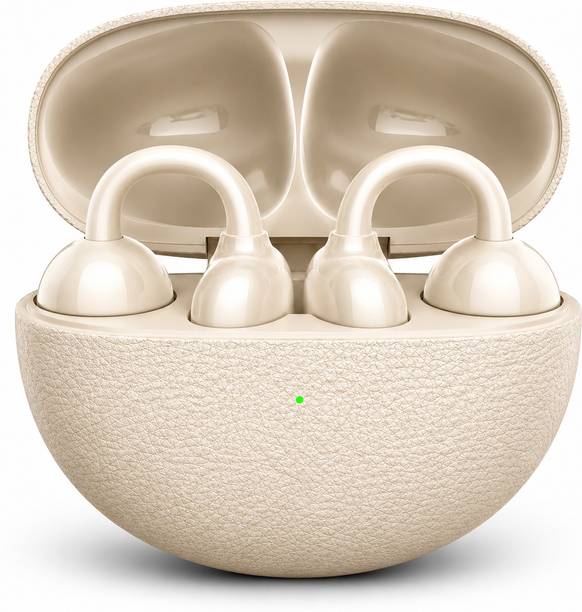 ZABRO Air Clips Bluetooth OWS Airbuds, 80Hrs Playtime, 360 Spatial Audio, Quad Mic ENC Bluetooth
