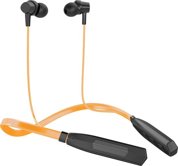 Boom NB64 SKY WAVE Upto 50Hr Playtime*,ENC,Fast Charging,Dual Pairing Neckband Bluetooth
