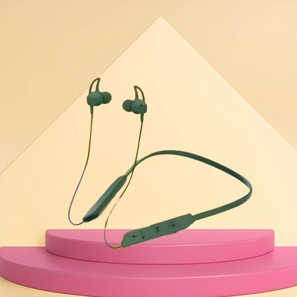 SYARA BT Max Bluetooth Neckband Lightweight, Wireless Noise Cancellation with Mic O117 Bluetooth
