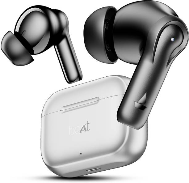 boAt Airdopes 161, Adv 4Mic ENx, 50H Battery,Fast Charge,13mm Driver, Metallic Finish Bluetooth