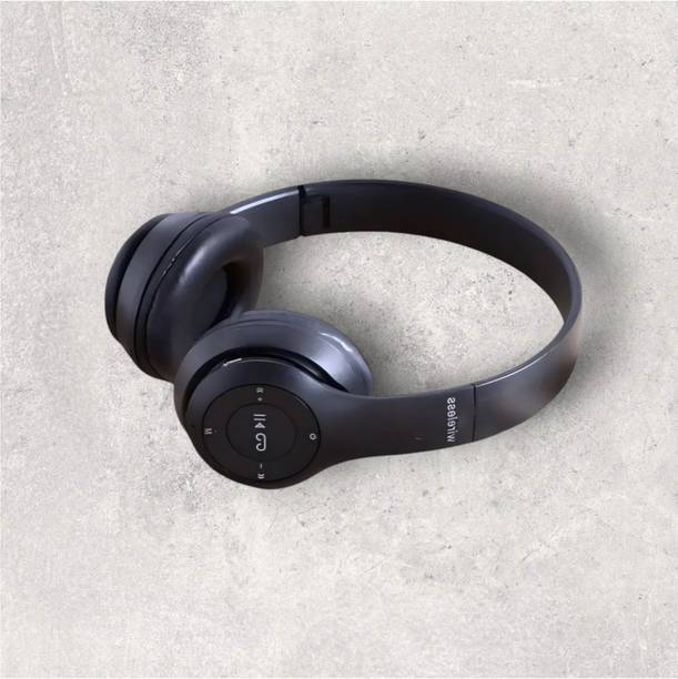 AIZINA Bluetooth Headphones for Gaming with Foldable Design and HD Mic_SZ Bluetooth & Wired