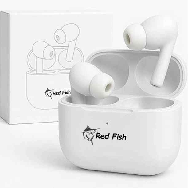 RED FISH Xtrem Airpods Pro 2 Deep Bass Earbuds,40H Playtime with Bluetooth 5.3 Headphone Bluetooth