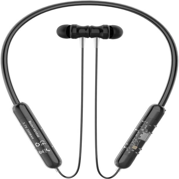 Rueqn 48 Hour Playtime Headphone Neckband Earphone-21 Bluetooth Gaming
