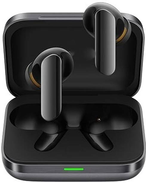 Thirty First Earbuds Air 7 compatible with Realme ,52dB Hybrid ANC,6 Mic ENC- SlateGrey Bluetooth