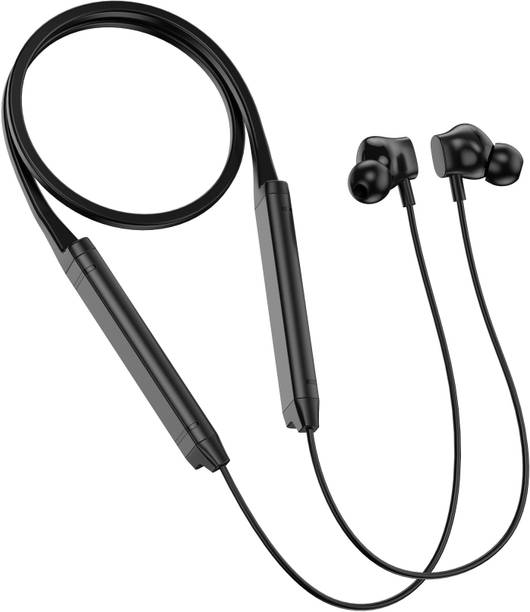 Psithurism MONSER with 32 Hrs Playtime, ENC mic, Dual Device Pairing, Fast Charging, 5.3v Bluetooth