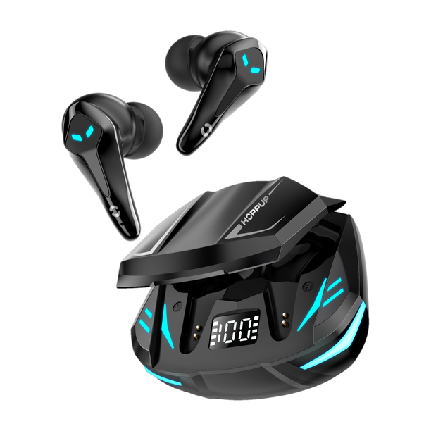 HOPPUP Predator Xo3 Gaming Earbuds with 35MS Low Latency, 13MM DRIVERS & 50H PlayTime Bluetooth Gaming