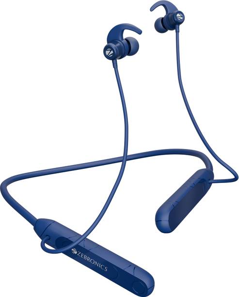 ZEBRONICS Raga F2 Neckband with 22H Playback, Magsnap (Magnetic Play|Pause),Rapid Charging Bluetooth