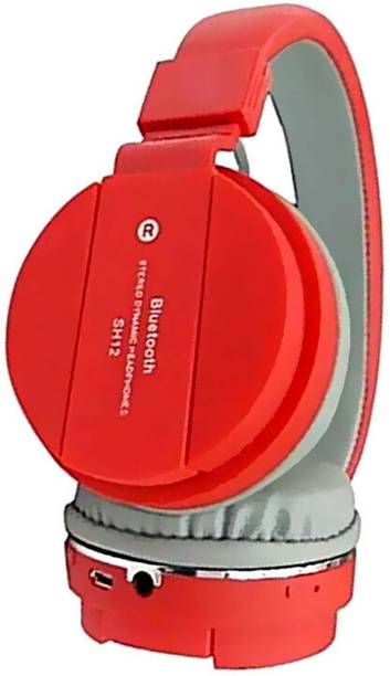 RECTITUDE SH 12 Sports Wireless Bluetooth Over The Ear Headphone With Mic Bluetooth & Wired