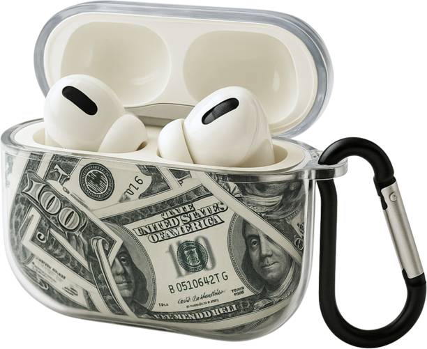TECHIO CashPods Pro Luxury Money Case Earbuds with 50Hrs bettery & Premium Sound Bluetooth